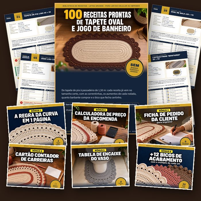 Livro de receitas com os 6 bônus